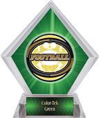 Awards Classic Football Green Diamond Ice Trophy Awards Classic Football Green Diamond Ice Trophy