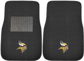 Fan Mats NFL Vikings Embroidered Car Mats (set) Fan Mats NFL Vikings Embroidered Car Mats (set)