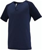 Augusta Adult Linear Fusion Short Sleeve Henley Augusta Adult Linear Fusion Short Sleeve Henley