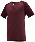 Augusta Adult Linear Fusion Short Sleeve Henley Augusta Adult Linear Fusion Short Sleeve Henley
