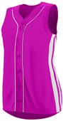 Augusta Sleeveless Winner Faux Softball Jersey Augusta Sleeveless Winner Faux Softball Jersey