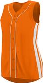 Augusta Sleeveless Winner Faux Softball Jersey Augusta Sleeveless Winner Faux Softball Jersey