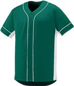 Augusta Full Button Slugger Baseball Jersey Augusta Full Button Slugger Baseball Jersey