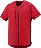 Augusta Full Button Slugger Baseball Jersey Augusta Full Button Slugger Baseball Jersey