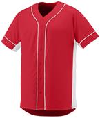Augusta Full Button Slugger Baseball Jersey Augusta Full Button Slugger Baseball Jersey