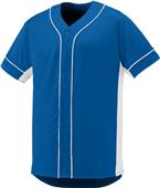 Augusta Full Button Slugger Baseball Jersey Augusta Full Button Slugger Baseball Jersey