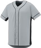 Augusta Full Button Slugger Baseball Jersey Augusta Full Button Slugger Baseball Jersey