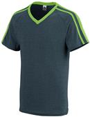 Augusta Sportswear Get Rowdy Shoulder Stripe Tee Augusta Sportswear Get Rowdy Shoulder Stripe Tee