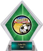 Americana Soccer Green Diamond Ice Trophy Americana Soccer Green Diamond Ice Trophy
