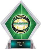 Classic Soccer Green Diamond Ice Trophy Classic Soccer Green Diamond Ice Trophy