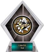 Bust-Out Football Black Diamond Ice Trophy Bust-Out Football Black Diamond Ice Trophy