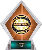 Classic Basketball Orange Diamond Ice Trophy Classic Basketball Orange Diamond Ice Trophy