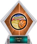 Americana Basketball Orange Diamond Ice Trophy Americana Basketball Orange Diamond Ice Trophy