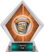ProSport Basketball Orange Diamond Ice Trophy ProSport Basketball Orange Diamond Ice Trophy