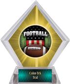Awards Patriot Football Yellow Diamond Ice Trophy Awards Patriot Football Yellow Diamond Ice Trophy