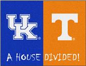 Fan Mats NCAA Kentucky/Tennessee House Divided Mat Fan Mats NCAA Kentucky/Tennessee House Divided Mat