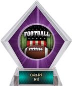 Awards Patriot Football Purple Diamond Ice Trophy Awards Patriot Football Purple Diamond Ice Trophy