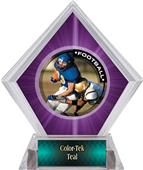 Awards PR2 Football Purple Diamond Ice Trophy Awards PR2 Football Purple Diamond Ice Trophy