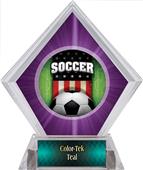Awards Patriot Soccer Purple Diamond Ice Trophy Awards Patriot Soccer Purple Diamond Ice Trophy