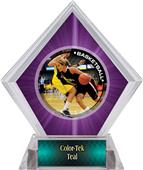 P.R. Female Basketball Purple Diamond Ice Trophy P.R. Female Basketball Purple Diamond Ice Trophy