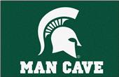 Fan Mats NCAA Michigan State Man Cave Starter Mat Fan Mats NCAA Michigan State Man Cave Starter Mat