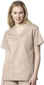WonderWink Womens Fit V-Neck Scrub Top WonderWink Womens Fit V-Neck Scrub Top