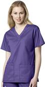 WonderWink Womens Fit V-Neck Scrub Top WonderWink Womens Fit V-Neck Scrub Top