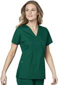 WonderWink Womens Mock Wrap Scrub Top WonderWink Womens Mock Wrap Scrub Top