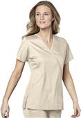 WonderWink Womens Mock Wrap Scrub Top WonderWink Womens Mock Wrap Scrub Top