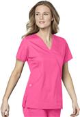 WonderWink Womens Mock Wrap Scrub Top WonderWink Womens Mock Wrap Scrub Top