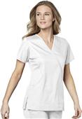 WonderWink Womens Mock Wrap Scrub Top WonderWink Womens Mock Wrap Scrub Top