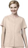 WonderWink Womens Short Sleeve Snap Jacket Scrub WonderWink Womens Short Sleeve Snap Jacket Scrub