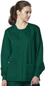 WonderWink Long Sleeve Snap Front Jacket Scrub WonderWink Long Sleeve Snap Front Jacket Scrub