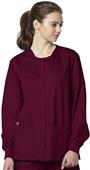 WonderWink Long Sleeve Snap Front Jacket Scrub WonderWink Long Sleeve Snap Front Jacket Scrub