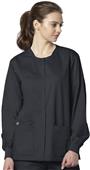 WonderWink Long Sleeve Snap Front Jacket Scrub WonderWink Long Sleeve Snap Front Jacket Scrub