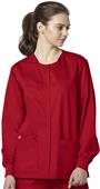 WonderWink Long Sleeve Snap Front Jacket Scrub WonderWink Long Sleeve Snap Front Jacket Scrub