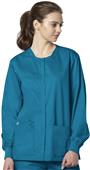 WonderWink Long Sleeve Snap Front Jacket Scrub WonderWink Long Sleeve Snap Front Jacket Scrub