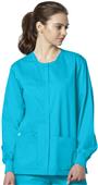 WonderWink Long Sleeve Snap Front Jacket Scrub WonderWink Long Sleeve Snap Front Jacket Scrub