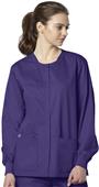 WonderWink Long Sleeve Snap Front Jacket Scrub WonderWink Long Sleeve Snap Front Jacket Scrub