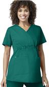 WonderWink Maternity Mock Wrap Scrub Top WonderWink Maternity Mock Wrap Scrub Top