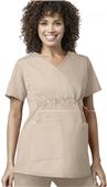 WonderWink Maternity Mock Wrap Scrub Top WonderWink Maternity Mock Wrap Scrub Top
