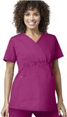 WonderWink Maternity Mock Wrap Scrub Top WonderWink Maternity Mock Wrap Scrub Top