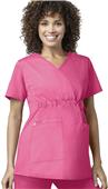 WonderWink Maternity Mock Wrap Scrub Top WonderWink Maternity Mock Wrap Scrub Top