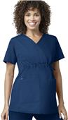 WonderWink Maternity Mock Wrap Scrub Top WonderWink Maternity Mock Wrap Scrub Top
