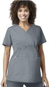 WonderWink Maternity Mock Wrap Scrub Top WonderWink Maternity Mock Wrap Scrub Top