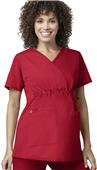 WonderWink Maternity Mock Wrap Scrub Top WonderWink Maternity Mock Wrap Scrub Top