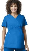 WonderWink Maternity Mock Wrap Scrub Top WonderWink Maternity Mock Wrap Scrub Top
