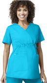 WonderWink Maternity Mock Wrap Scrub Top WonderWink Maternity Mock Wrap Scrub Top
