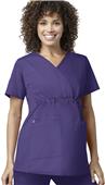 WonderWink Maternity Mock Wrap Scrub Top WonderWink Maternity Mock Wrap Scrub Top