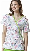WonderWink Juliet Print Womens Scrub Top WonderWink Juliet Print Womens Scrub Top